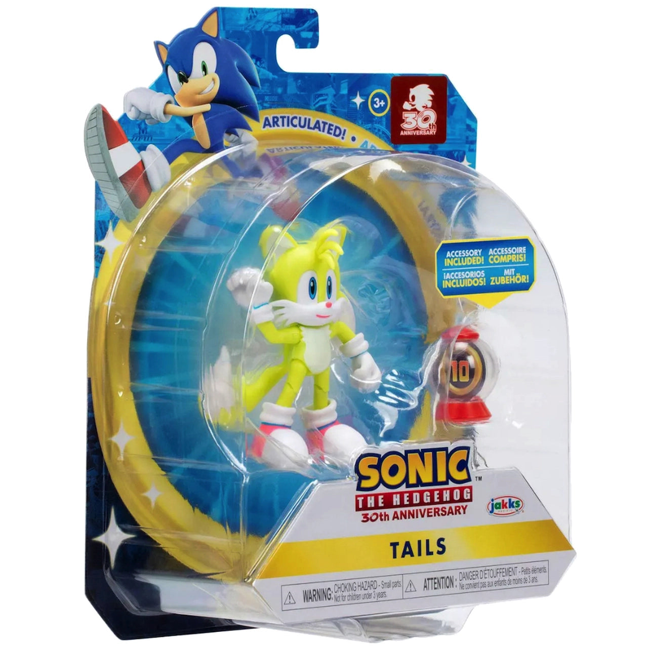 Sonic the Hedgehog 4" Figure: Tails 30th Anniversary