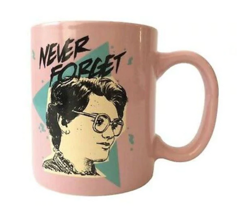 Loungefly Stranger Things: Never Forget Barb Pink Mug