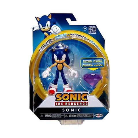Sonic the Hedgehog 4" Figure: Sonic with Chaos Emerald