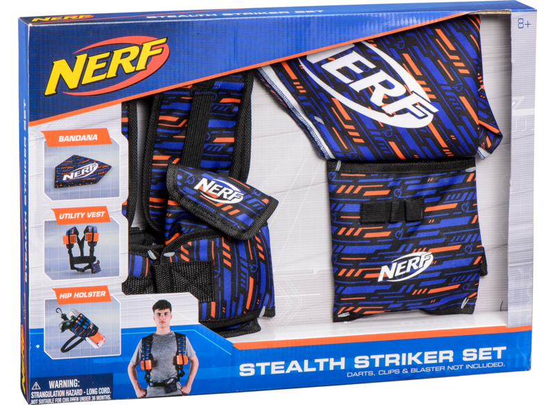 NERF: Stealth Striker Set - Utility Vest, Hip Holster & Bandana