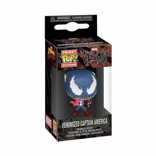 Marvel: Venomized Captain America Funko Pocket Pop! Keychain