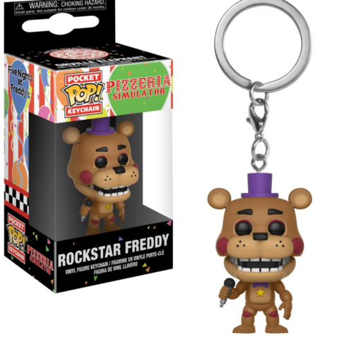 Five Nights at Freddy's - Rockstar Freddy Funko Pop! Keychain