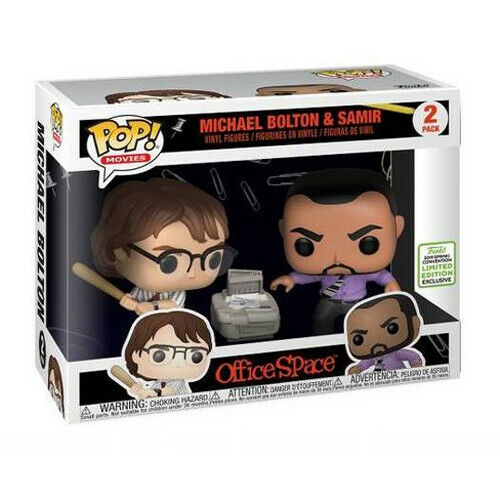 Office Space Michael Bolton Samir Funko Pop Vinyl 2 Pack