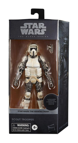 Star Wars Mandalorian Black Series 6 Inch Figure: Carbonized Scout Trooper